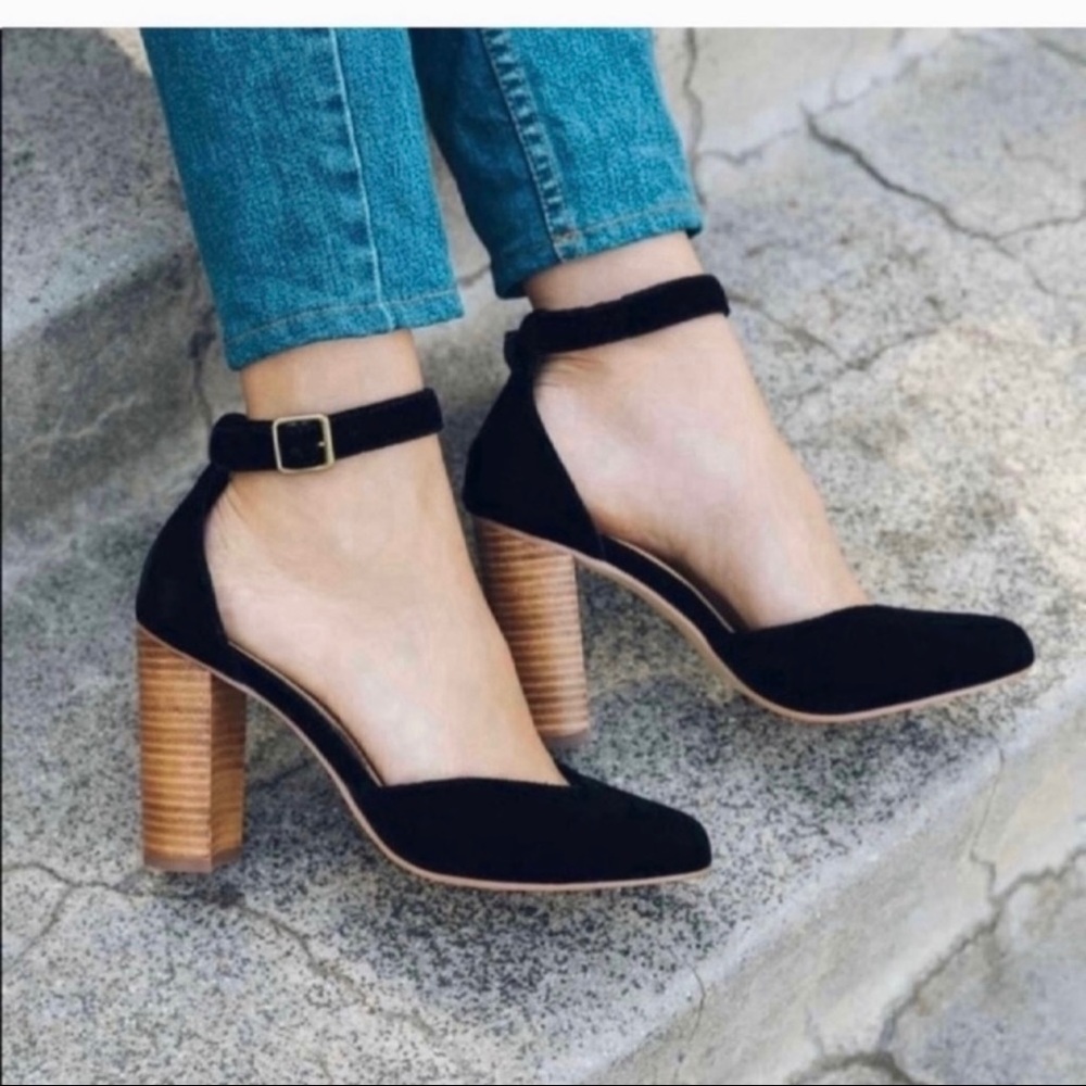 Soludos Collette Heel in Black Size US 8.5